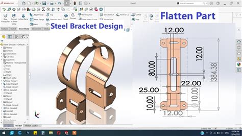 sheet metal bracket solidworks|solidworks bracket tutorial.